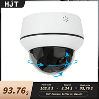 HJT 5MP IP камера POE Outdoor 5X Zoom Waterproof PTZ Dome Security камера ONVIF 2-Way Audio Night Vision 30M CamHi