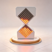 Lampe sablier électronique numérique à détection de gravité, minuteur lumineux LED pour enfants et étudiants, décoration de bureau anti-stress, multi-scènes