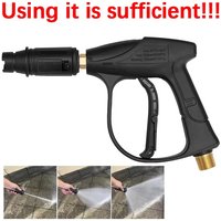 Pressure Washer Gun,Car Wash Spray Gun, With Extension Wand Kit,Adjustable, High Temperature Resistant