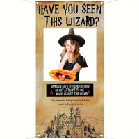 Have You Seen This Wizard Banner Wizard Theme Party Decorations Magical Wizard Party Backdrop Vintage Castle Decor for Welcome