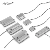 NC Door Sensor Metal Wired Roller Shutter Door Magnetic Contact Reed Switch for Security Alarm System
