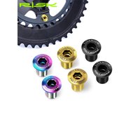 AliExpress NONE RISK Titanium bicycle chainring bolt Road bike Crank Fixing screw crank chain ring bolts For Shimano ultegra r8000 Sram crank