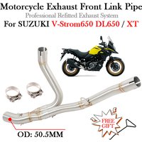 Slip On For SUZUKI DL650 V-Strom DL 650 XT ABS 2017 - 2023 Motorcycle Exhaust Muffler Escape Moto Modify Bike Middle Link Pipe