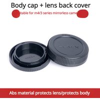 Rear Lens Cap Cover+Camera Front Body Cap for Panasonic Olympus Lumix Micro M4/3 M43 MFT GH3 GH4 G6 G7 G9 GX1 GX7 GX8 GX80 GX85