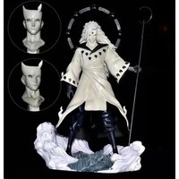 Desktop Model Statue Cartoon Anime Naruto Uchiha Madara Jinchuriki Form Ver. PVC Action Figure Collection Doll Kids Toys Gifts