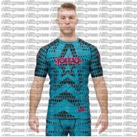 Hot Selling Summer YOKKAO Fashionable Casual Sports Printed Sports Short Sleeved Adult and Children Boxing Personalized T-shirt