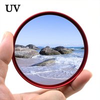 Red Frame UV Filter Lens Protector 49mm 52mm 55mm 58mm 62mm 67mm 72mm 77mm For Fuji Sony Canon Photography Accessories
