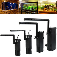 Submersible Water Filter Pump Aquarium Fish Tank Pond Oxygen Increasing Pump Tool Aquarium Filter AccessoriesFilter Accessories