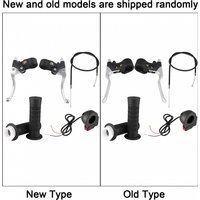 Handle Grips Kill on/off Switch Throttle Brake Levers Kit for Pocket Bike Mini Motorcycle