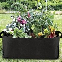 Non-woven planting bag Gardening potato tomato vegetable plant growth bag Large color rectangular planting bag