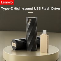 Lenovo Yoga Lipstick Style USB 3.0 Flash Drive 128GB, High Speed Type-C Pen Drive, Metal Portable SSD U Disk for Phone Laptop