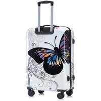 24-28 inch butterfly pattern luggage suitcase travel suitcase roller luggage large capacity suitable for travel travel suitcase