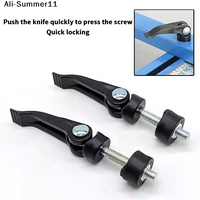 【Sa1】Quick Press Screw Attaching Clamp 6mm Thread Lawn Mower Handle Knobs Nut Bolt Lawn Mower Push Cutter Accessories
