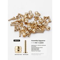 AliExpress West Biking WEST BIKING Mountain Bike oil needle Brake olive head For SHIMANO DEORE BH90 BH59 SRAM MAGURA oil brake hose Connecting Insert