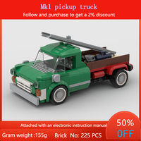 225 Parts Building Block Model Car MK1 Pickup Toy For Boy Adult Children Christmas Gift Creative MOC Construction Set