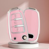 TPU Style Car Flip Key Case Cover Shell For Audi A1 A3 8P 8L A4 A5 B6 B7 A6 A7 C5 C6 4F Q3 Q5 Q7 Q8 TT S3 S4 S6 RS Accessories