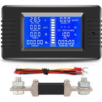 PZEM-015 100A 200A 300A Digital Battery Tester Ammeter Voltmeter Power Capacity Meter Charge Indicator with Shunt