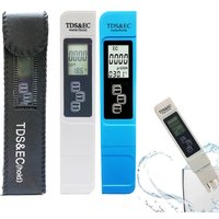 1PC Temperature 3in1 Water Tester LED Display Water Quality Monitor Testing Pen for Drinking Water Fertilizer Concentration