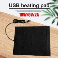 Car Seat Mat Cushion USB Heating Film Warm Folding Heated Adjustable Temperature Cushion For Winter Car Interior Warmer