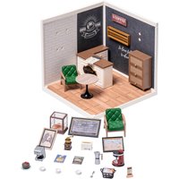 Robotime Rolife Super Creat Plastic DIY Miniature House Cafe Energy Supply Store Funny Toys Building Block Sets for Kids DW003
