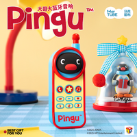 New Pingu Portable Bluetooth Speaker Toy Model Recording Function Home Decoration Gift For Girl Birthday Desktop Ornaments