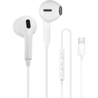 Original Wired Earphones Type C for iPhone 17 Pro Max 16 15 USB C Headphone Wire With Microphone Hifi Stereo Sprot Music Earbuds