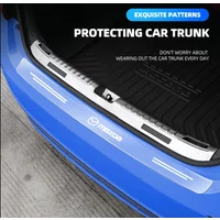Car Trunk Rear Guard Plate Bumper Protective Film Transparent Stickers For Mazda 3 CX5 6 2 Axela BK GH CX3 CX30 MX5 5 CX7 CX9 MS