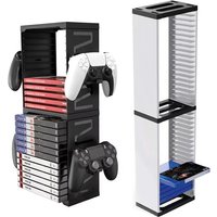 DATA FROG Multi Layer Game Disc Storage Case Holder for Xbox Series X S and Xbox One Universal CD DVD Organizer Box Case Stand
