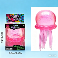 2026 hot schylling ellyfish Squish Squeeze Toy, Stress Relief Fidget for Home & Beach, Water Play Toy for Kids