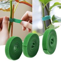 Garden Adjustable Self Adhesive Plant Nylon Cable Tie Plant Hook Loop Support Garden Twine Bandage Reusable Fastener Tape Strips