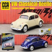 1/54 Volkswagen Beetle Toy Car Model CCA MSZ 1:64 Diecast Miniature Free Wheels Collection Suitable for Hot Wheels Gift Kid