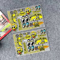 M-MOONEYES Stickers Moto Sticker Auto Body Bumper Windows Motorcycle Laptop Walls Vinyl Film Decal Car Tuning Accessories Card