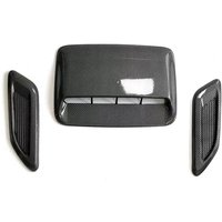 Universal Plastic Car Hood Scoop Fake Air Flow Intake Vent Covers Air Outlet Cover Decoration Trim Auto Exterior Accessories