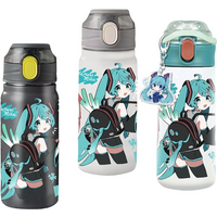 Hatsune Miku anime peripheral thermos mug high value cute cartoon 304 stainless steel student large capacity portable mug gift