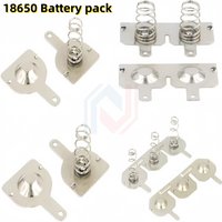 10 Pair (20 Pcs) 18650 Battery Pack 16MM*18.5MM Spring Contact Piece Battery Box Positive and Negative Single Pole Battery 10 Pa