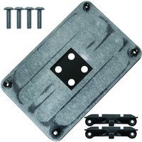 AM4 Backplane, CPU Heatsink Bracket Backplane Backplate Back Sheet Iron Plate for AM4, AM4 Backplane Back Black