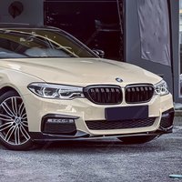 MP Style Front Bumper Lip Splitter For BMW 5 Series G30 G31 M Sport 2018-2020 Pre-Facelift Spoiler Diffuser ABS Body Kits Tuning