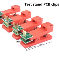 Test stand PCB clip 2.54mm spacing Clamp Fixture fixture Probe pogo pin Download Program Burn 3P 4P 5P 6P 7P 8P 9P 10P