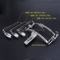 Premium Stainless Steel Dental Mouth Opener T-Shaped Horizontal Square Anesthetic Mouth Gag for Dental and ENT Procedures