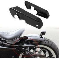Motorcycle Gloss Black Short Rear Fender Mudguard Support Bracket For Harley Sportsters XL883 1200 72 48 Nightster SuperLow