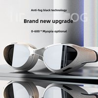 High-definition Waterproof and Anti-fog Midframe Swimming Glasses and Adult Swimming Cap Set for Myopia