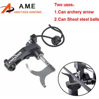 1pc Archery Drop Away Arrow Rest CNC Metal Can Shooting Steel Balls High Speed for Right Hand Compound Bow Arrow Rest Hunting
