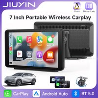 JIUYIN 7 Inch Universal CarPlay Android Auto Car Radio Multimedia Video Player IPS Touch Screen With AUX USB Rearview Camera