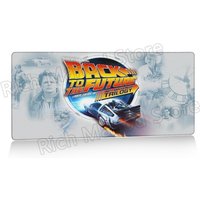 Desk accessories Back To The Future Large Mouse Pad Computer Extended Mousepad XXL Gaming Keyboard Mat Rubber Car Table Carpet