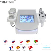 Machine de Cavitation ultrasonique 120K, Massage corporel amincissant sous vide, Anti-cellulite, raffermissement de la peau, dispositif de beauté 6 en 1
