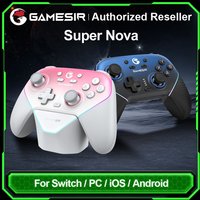 Gamesir Supernova Bluetooth Controller for PC Game Wireless Gamepad for Nintendo Switch 1&2 Android IOS Hall Joysticks RGB Light