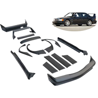 for 1982-1993 Mercedes-benz c-class 190E W201 EVO body kit wide fender side diffuser front bumper rear bumper trunk flow plate
