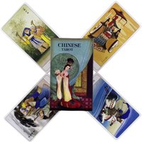 Chinese Tarot Cards Game Tarot Card Deck Oracle Card Game for Adult Fun Adults Games Party Supplies for Fate Divination Birthda