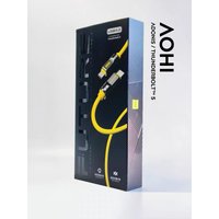 AOHI THE FUTURE Adonis USB4 2.0 240W USB-C to USB-C Cable Ultra-Fast Charging 3.3FT 120Gbps 8K PD3.1 Thunderbolt 5 Compatible
