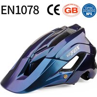 AliExpress BATFOX Lightweight Cycling Helmet with Sun Visor Men Women In-mold Mountain Bike Helmet Downhill Off-road MTB Bicycle Helmet
